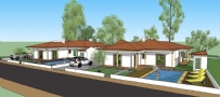 2 brand new bungalows with pool 