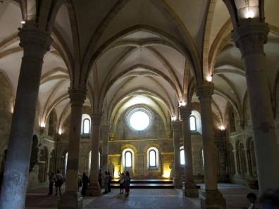 Alcobaça heeft een imposant klooster, welke onder de Unesco worldheritage valt